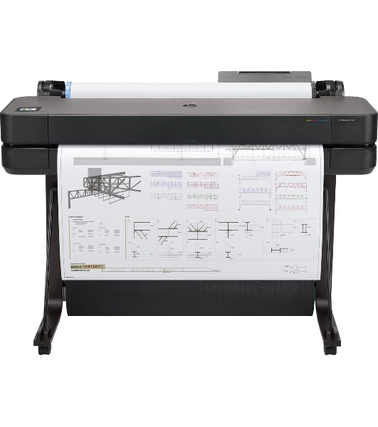 Плоттер струйный HP Designjet T630 (5HB11A/5HB11D), A0, 36', цветной, 914 мм, 2400x1200 dpi, USB, Gigabit Ethernet, WiFi