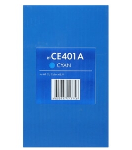 Картридж лазерный NVPrint совместимый HP CE401A Cyan для CLJ Color M551 (6000k)