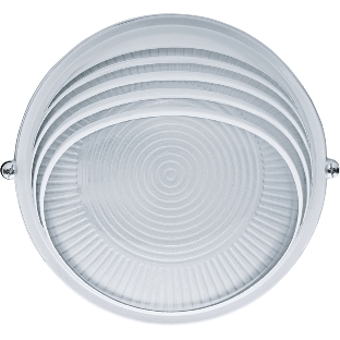Светильник Navigator ЛОН NBL-R3-60-E27/WH 1х60Вт E27 IP54 (аналог НПБ 1307 бел. круг ресн. 60Вт)