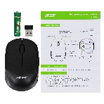 Мышь беспроводная Acer OMR020 черный, 1200 dpi, радиоканал, USB, кнопки - 3, фото18