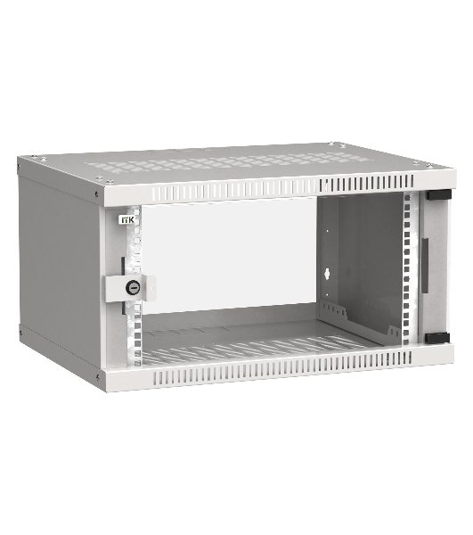 Шкаф ITK LWE3-06U64-GF LINEA WE 6U 600x450 мм дверь стекло серый