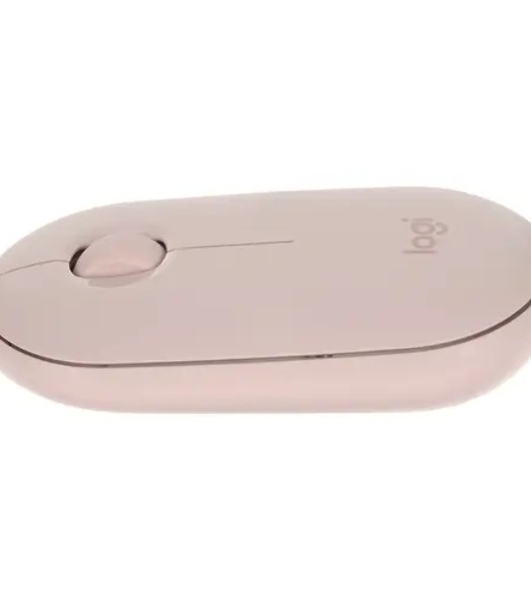 Мышь беспроводная Logitech Pebble M350 розовый, 1000 dpi, радиоканал, Bluetooth, USB, кнопки - 3