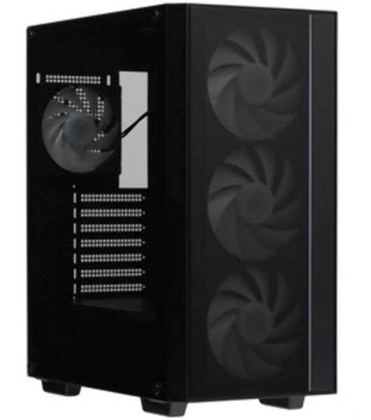 Компьютерный корпус Deepcool MATREXX 55 MESH V4 без БП, боковое окно (закаленное стекло), 3xARGB LED 140мм вентилятора спереди, 1xARGB LED 120мм вентилятор сзади, черный, ATX