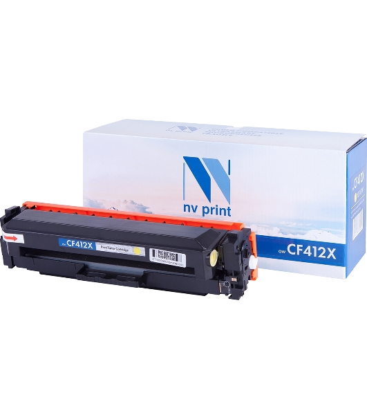 Картридж лазерный NVPrint совместимый для LJ Pro M477fdn/M477fdw/M477fnw/M452dn/M452nw CF412X Yellow (5 000k)