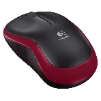 Мышь беспроводная Logitech M185, красный, 1000 dpi, радиоканал, USB, кнопки - 3, фото13