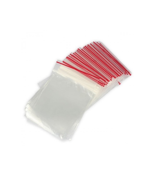 Пакеты с замком Zip Lock, ПВД размер 12 х 17 см, 35 кмк (уп. 100 шт)