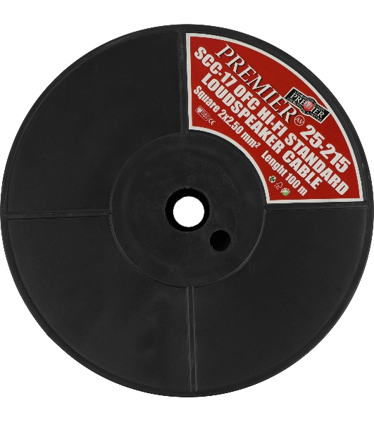 Кабель акустический Premier SCC-17 BC 100м. прозрачный (25-215 100)