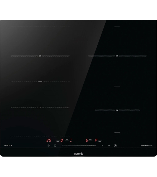 Встраиваемые индукционные панели Gorenje ISC645BSC Вид: индукционная, Тип установки: независимая, : черный, Материал варочной поверхности: стеклокерамика, Общее число конфорок: 4