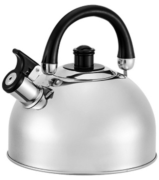 Чайник для плиты WEBBER BE-0527 из нерж.стали 3.5 л со свистком (12)
