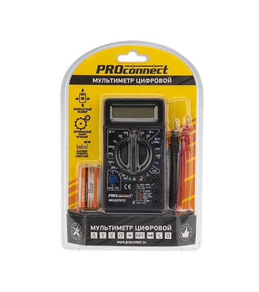 Портативный мультиметр M832 (DT832) PROconnect