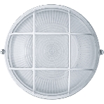 Светильник Navigator ЛОН NBL-R2-60-E27/WH 1х60Вт E27 IP54 (аналог НПБ 1302 бел. круг с решеткой 60Вт), фото2