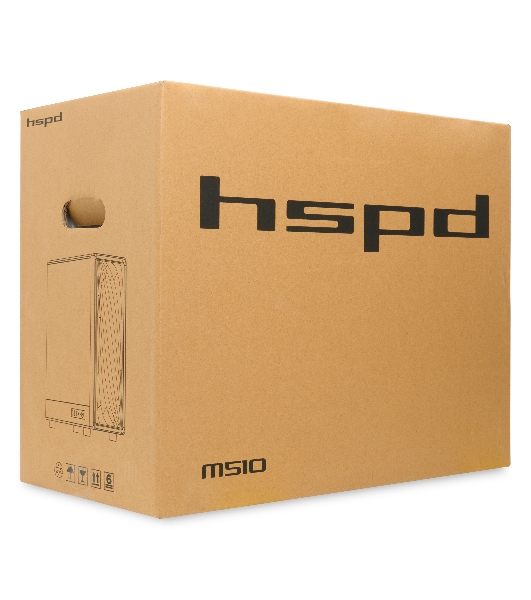 Компьютерный корпус HSPD M510, Mesh Mid Tower, белый, TG, 0.5 SPCC, 4x120мм ARGb ATX, mATX, mITX 180/280/160мм 1x2.5', 1x3.5', 7xPCI 2xUSB-A 3.0 517x277x418мм