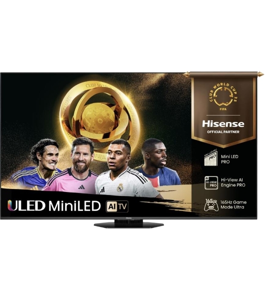 Телевизор Hisense 65' 65U8Q угольный/серый Mini LED UHD 48-165Hz Smart TV VIDAA U9