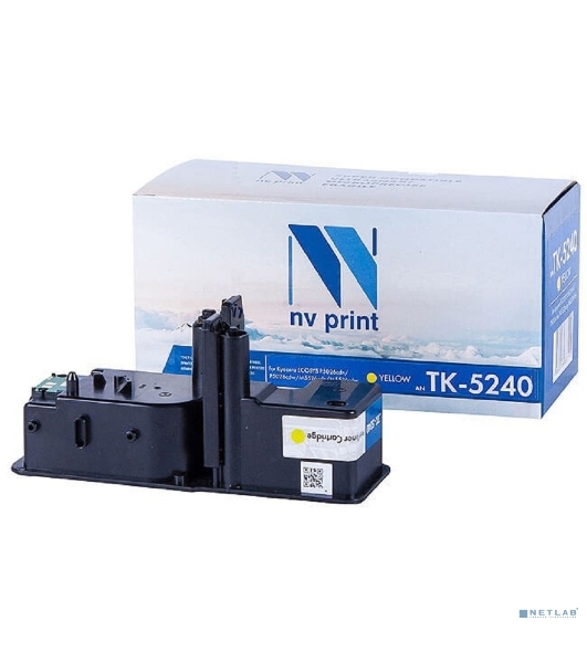 Картридж NVPrint совместимый Kyocera TK-5240 Yellow для ECOSYS P5026cdn/P5026cdw/M5526cdn/M5526cdw (3000k)