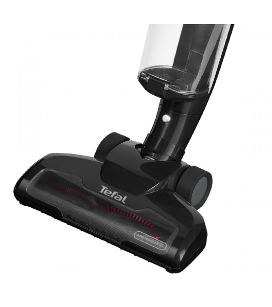 Пылесос вертикальный Tefal TY6545RH черный, питание от аккумулятора, уборка сухая, пылесборник 0.65 л