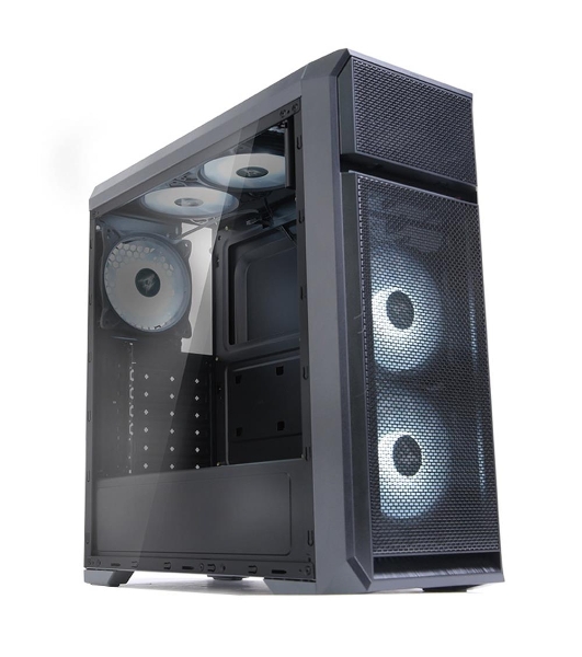 Компьютерный корпус ZALMAN N5 OF, ATX, черный, WINDOW, 1x5.25', 4x3.5', 1x2.5', 2xUSB 2.0, 1xUSB 3.0, FRONT 1x120мм, REAR 1x120мм