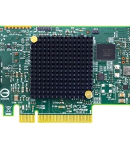 HBA-адаптер Broadcom 9300-8E SGL (LSI00343/H5-25460-00/H3-25460-00H) PCIe 3.0 x8 LP, SAS/SATA 12G HBA, 8port(2*ext SFF8644), 3008 IOC RTL 5
