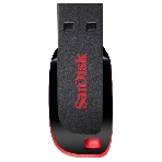 Флешка USB Sandisk CZ50 Cruzer Blade (SDCZ50-032G-B35), 32Gb, USB 2.0, R/W 15/4, черный/красный, фото8