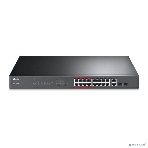 Коммутатор TP-LINK TL-SL1218MP Неуправляемый коммутатор PoE на 16 портов 10/100 Мбит/с и 2 гигабитных порта, фото8