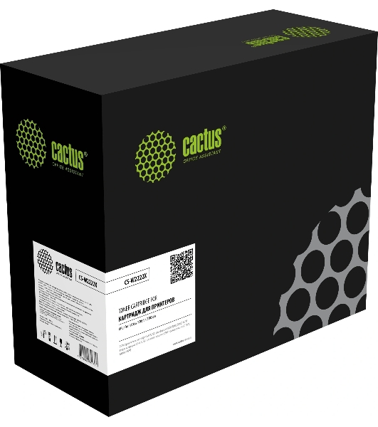 Картридж лазерный Cactus CS-W2222X 222X желтый (2500стр.) для HP LJ Pro 3203dw/3303fdn/3303sdw с чипом