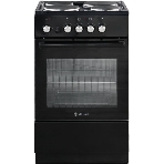Плита электрическая De Luxe 5004.18э-011 черный, конфорок 4 шт, духовка 43 л, 50 см x 85 см x 50 см, фото 1