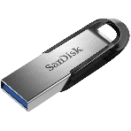 Флешка USB Sandisk CZ73 Cruzer Ultra Flair (SDCZ73-032G-G46), 32Gb, USB 3.0, R/W 150/45, серебристый/черный, фото3