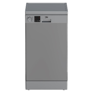 Посудомоечная машина Beko DVS050R02S, серебристый, 44.8 см, 10 компл., сушка конденсационная, 49 дБ, класс A+