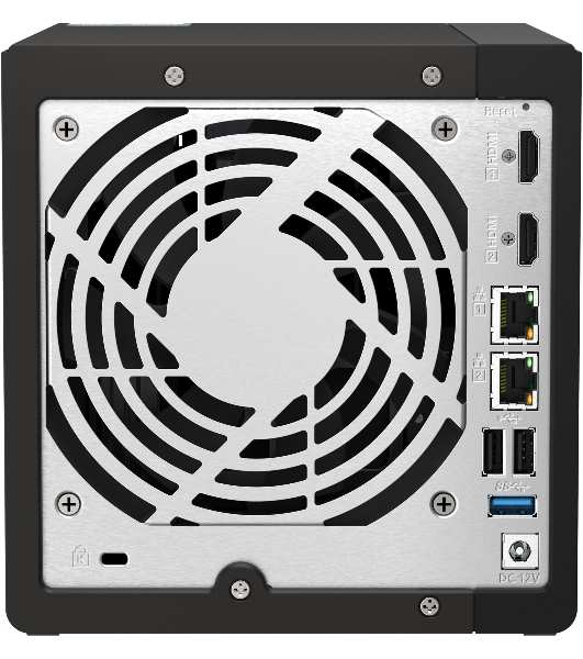 Сетевое хранилище SMB QNAP TS-453E-8G NAS, 4-tray w/o HDD. 2xHDMI-port. 4-core Celeron J6412 2-2.6 GHz, 8Gb DDR, 2x2.5Gb LAN, 2 x M.2 2280 PCIe Gen 3 x2, 2x USB 3.2 Gen 2 (10Gbps) Port, 2x USB 2.0 port