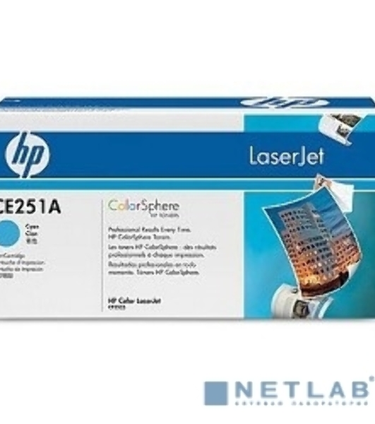 Картридж лазерный HP CE251A голубой для CLJ CM3530/CP3525 7000 стр.