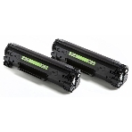 Картридж лазерный Cactus CS-C725D черный (1600 стр.) x2уп. для Canon LBP i-Sensys 6000/6000b, фото 1
