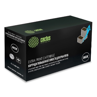 Картридж лазерный Cactus CS-CF280X-MPS черный (13000 стр.) для HP LJ Pro 400/M401/M425