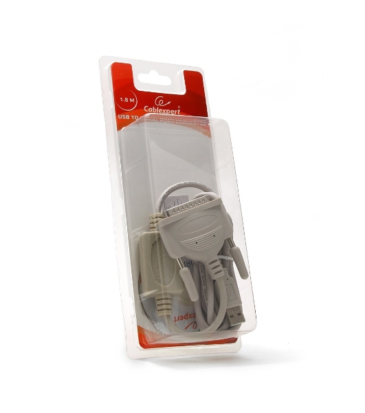 Переходник Gembird Переходник с USB DB25M/AM 1.8m блистер
