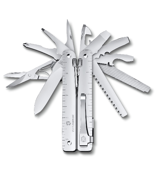 Мультитул Victorinox SwissTool MX Clip (3.0327.MKB1) 115мм 26функц. серебристый блистер