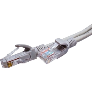Патч-корд Suprlan 10-0144 UTP RJ-45 вил.-вилка RJ-45 cat.5e 3м серый LSZH 24AWG