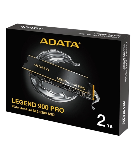 Накопитель SSD ADATA LEGEND 900 PRO, 2Tb, PCIe 4.0 x4, M.2 2280, NVMe, R/W 7400/6500