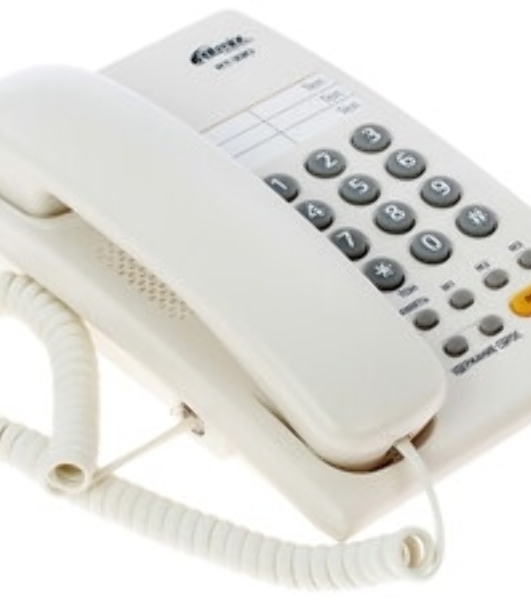 Телефон проводной Ritmix RT-330 белый