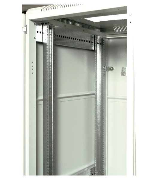 Шкаф телеком. напольный 42U (600x800) дверь стекло (ШТК-М-42.6.8-1ААА) (3 коробки)