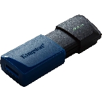 Флешка USB Kingston DataTraveler Exodia M (DTXM/64Gb), 64Gb, USB 3.0, R/W 70/45, черный/синий, фото2
