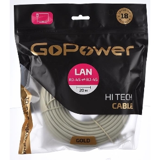 Кабель GoPower PATCH RJ-45(M)-RJ-45(M) 00-00027477 20.0M