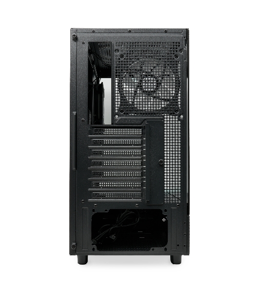Компьютерный корпус HSPD F710, Panoramic Mid Tower, черный, TG, 0.5 SPCC, 3x120мм ARGb E-ATX, ATX, mATX, mITX 185/395/270мм 2x2.5', 1x3.5', 7xPCI 2xUSB-A 3.0 435x230x457мм