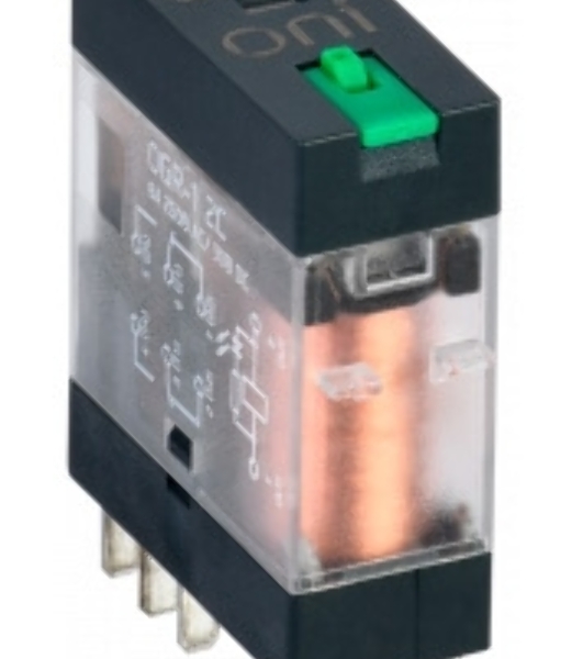 Реле общего назначения OGR-1 2C 24В DC с LED и тест. кнопкой ONI OGR-1-2C-DC24V-L-B