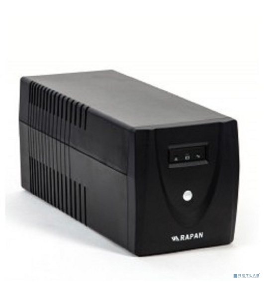 Источник бесперебойного питания RAPAN-UPS 1000 220В 1000ВА/600Вт меандр с АКБ 2х7А·ч интерактивный RAPAN-UPS 1000 power supply 220V 1000VA/600W meander with battery 2x7Ah interactive