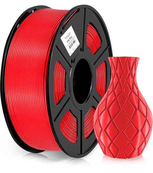 Пластик для принтера 3D Cactus CS-3D-PETG-1KG-T-RED PETG d1.75мм 1кг 1цв.