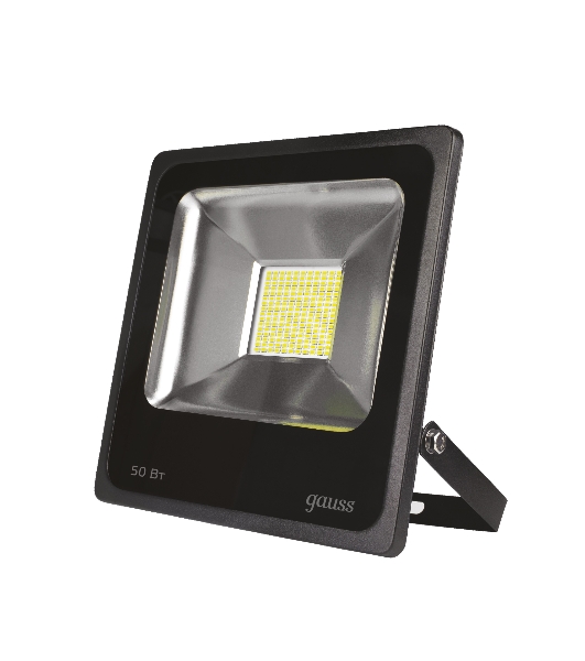 Прожектор светодиодный Gauss LED 50W IP65 6500К черный 1/6