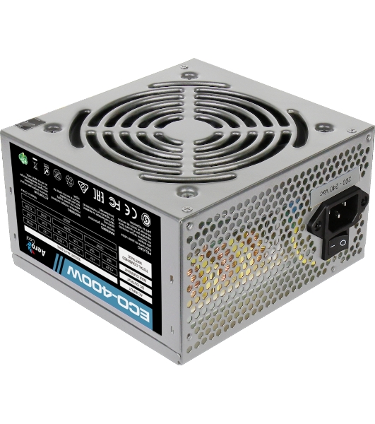 Блок питания Aerocool/Formula ECO-400W, 400Вт, 120мм, серый