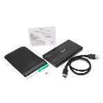 Внешний корпус 2.5' Gembird EE2-U3S-5, черный, USB 3.0, SATA, металл, фото3