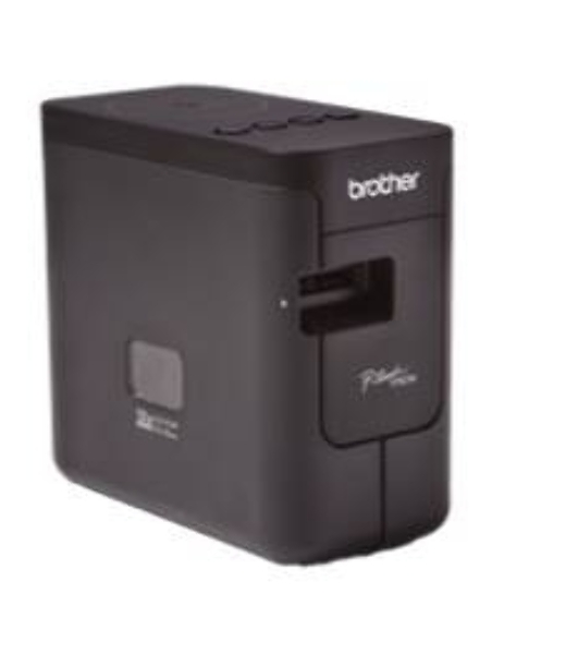 Принтер для наклеек Brother P-Touch PT-P750W (ленты TZe, HSe 3,5/6/9/12/18/24 мм, 30 мм/с, 180х360т/д, автообрез. с полуобрезкой, печать ШК, USB2.0, WiFi, NFC, Wi-Fi Direct, БП, USB-кабель, ПО, лента 24мм/4м, замена PT-2430PC)