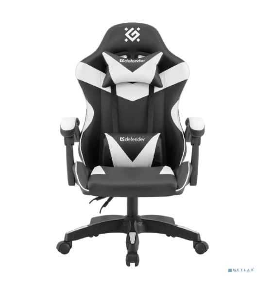 Кресло игровое Defender URANA черный/белый 64058