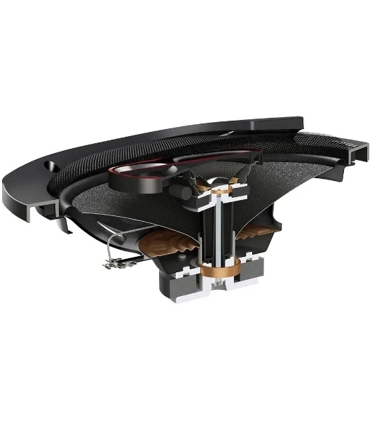 Колонки автомобильные Pioneer TS-R6951S 400Вт 4Ом 15x23см (6x9дюйм) (ком.:2кол.) коаксиальные трехполосные