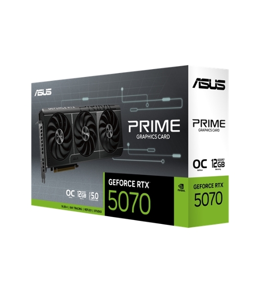 Видеокарта ASUS PRIME-RTX 5070-O12GRTX 5070,HDMIx1,DPx3,12G,D7; 90YV0M10-M0NA00